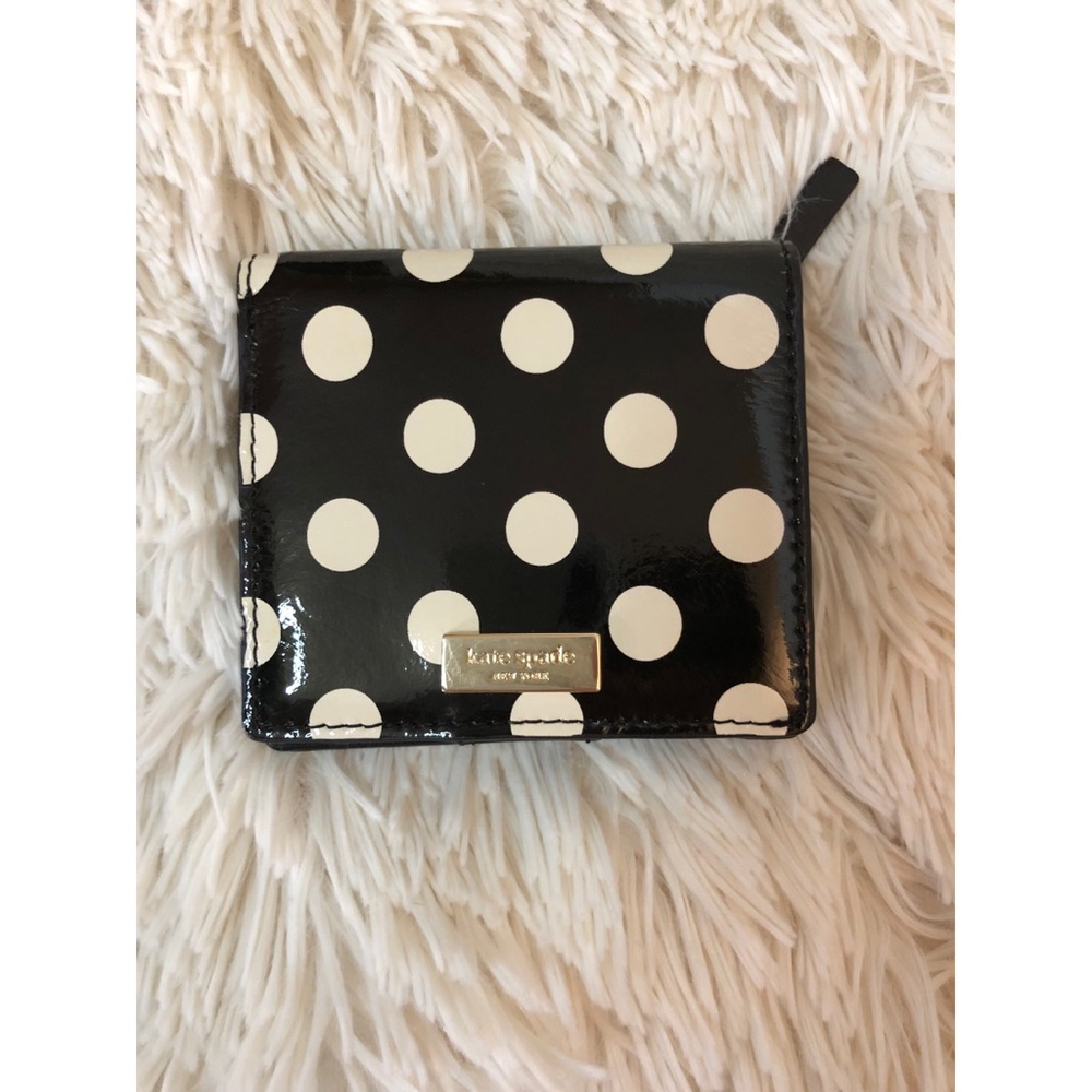 Kate spade polkadot mini wallet